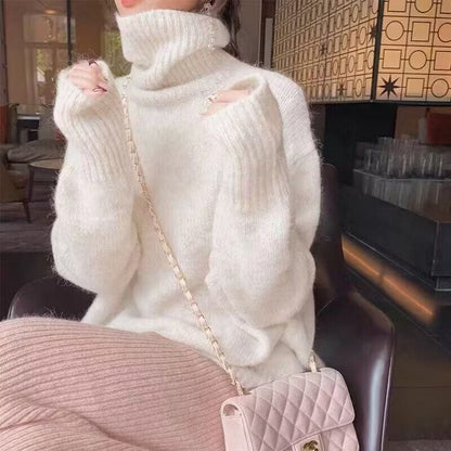 Mohair Turtleneck Sweater