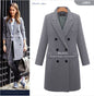 Long Woolen Women's Coat