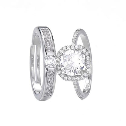 Silver-plated rings for both men and women