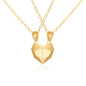 Magnetic Split Heart Couple Necklace
