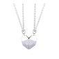 Magnetic Split Heart Couple Necklace