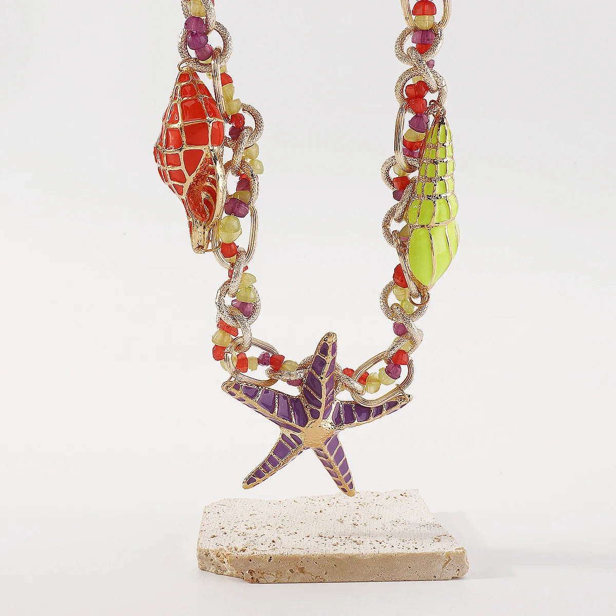 Personalized Conch and Starfish Jewlery