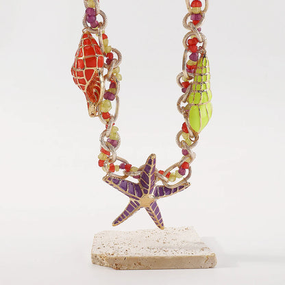 Personalized Conch and Starfish Jewlery