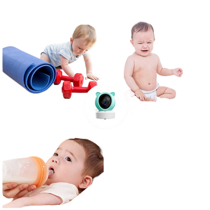 Wireless Remote Video Baby Monitor with Screen Mobile Tracking Cry Alarm