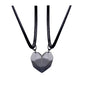 Magnetic Split Heart Couple Necklace