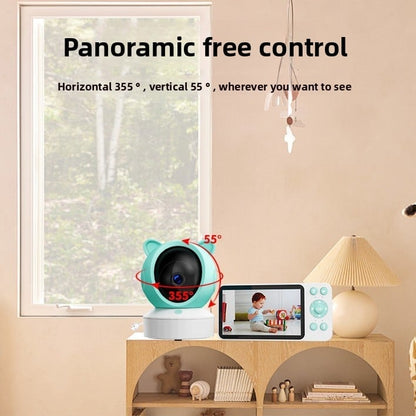 Wireless Remote Video Baby Monitor with Screen Mobile Tracking Cry Alarm