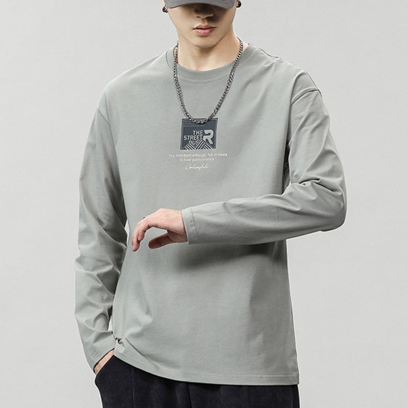 Printed Long-sleeved T-shirt
