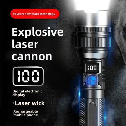 LED Flashlight USB Rechargeable