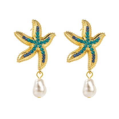 Personalized Conch and Starfish Jewlery
