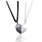 Magnetic Split Heart Couple Necklace