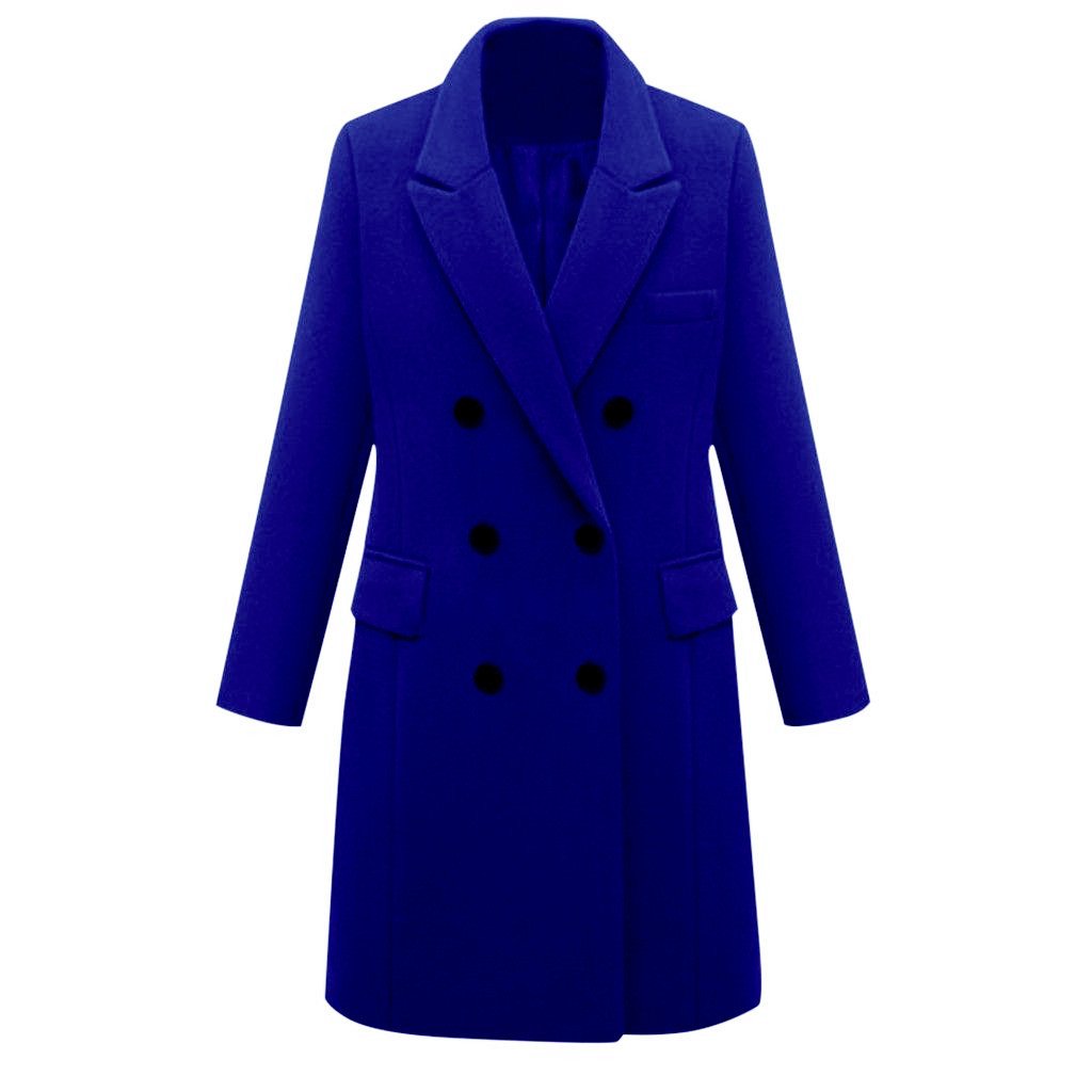 Long Woolen Women's Coat