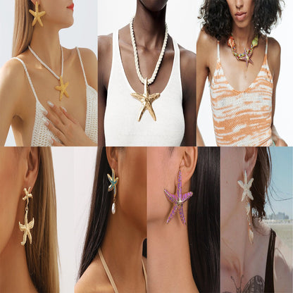 Personalized Conch and Starfish Jewlery