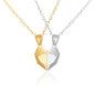 Magnetic Split Heart Couple Necklace