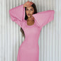Long-sleeved Bodycon Dress