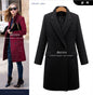 Long Woolen Women's Coat