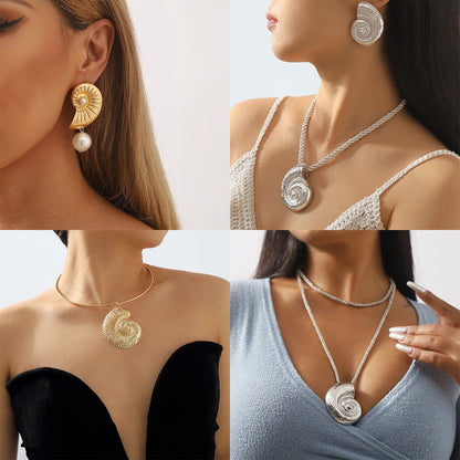 Personalized Conch and Starfish Jewlery