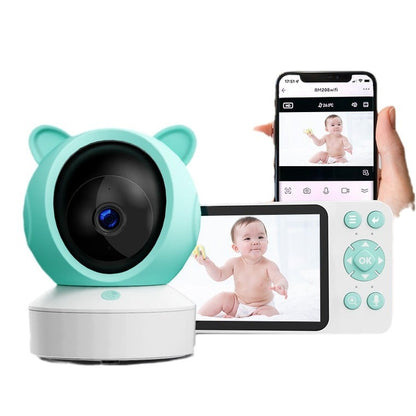 Wireless Remote Video Baby Monitor with Screen Mobile Tracking Cry Alarm