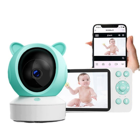 Wireless Remote Video Baby Monitor with Screen Mobile Tracking Cry Alarm