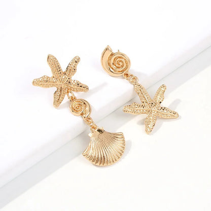 Personalized Conch and Starfish Jewlery