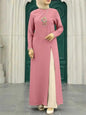 Silk long-sleeved robe