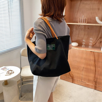 Simple Street Trend Large Capacity Tote Bag